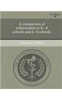 A Comparison of Achievement in K--8 Schools and 6--8 Schools