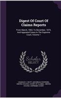 Digest of Court of Claims Reports