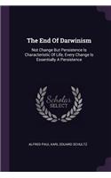 End Of Darwinism