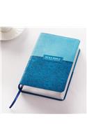 KJV Giant Print Lux-Leather Blue: (English)