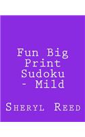 Fun Big Print Sudoku - Mild