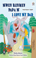 I Love My Dad (Haitian Creole English Bilingual Children's Book)