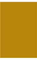 Journal Dark Goldenrod Color Simple Plain Goldenrod