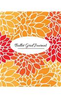 Bullet Grid Journal: Sunshine Flowers: 7.5 x 9.25 Dot Grid Notebook, 170 Pages(Bullet Journals)
