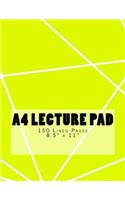 A4 Lecture Pad 8.5" x 11" 150 Lined Pages