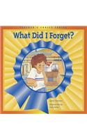 What Did I Forget?: (Teacher's Choice Set 7)