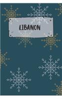 Libanon: Liniertes Reisetagebuch Notizbuch oder Reise Notizheft liniert - Reisen Journal für Männer und Frauen mit Linien