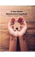 5-Year Home Maintenance Log Book