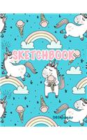 Unicorn Sketchbook 200 pages