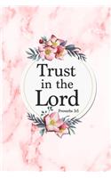 Trust The Lord - Proverbs 3