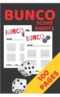 Bunco Score Sheets