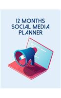 12 Months Social Media Planner