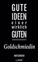 Notizbuch für Goldschmiede / Goldschmied / Goldschmiedin: Originelle Geschenk-Idee [120 Seiten liniertes blanko Papier]