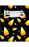 Abstract Halloween Pattern Volume 7 Wide Ruled Journal: 110 Blank Lined Wide Ruled (7.5 x 9.25) Pages to Jot Down Your Thoughts