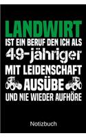 Landwirt ist ein Beruf den ich als 49-jähriger mit Leidenschaft ausübe und nie wieder aufhöre