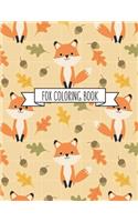 Fox Coloring Book