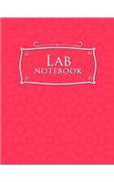 Lab Notebook: Chemistry Laboratory Notebook, Lab Notebook Ruled, Lab Notebook Graph, Student Lab Notebook, Pink Cover(30 Lab Notebook)