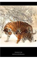 Tiger Cub: A Large 6x9" Blank Lined Journal / Journal To Write In