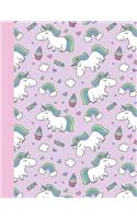 Cute Unicorn Sketchbook