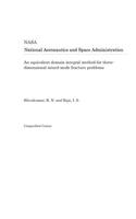 An Equivalent Domain Integral Method for Three-Dimensional Mixed-Mode Fracture Problems
