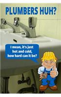 Plumbers Huh? I Mean It's Just Hot and Cold, How Hard Can It Be?