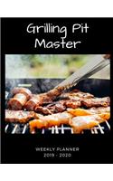 Grilling Pit Master 2019 - 2020 Weekly Planner