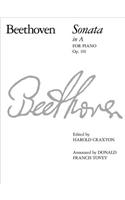 Piano Sonata in A, Op. 101