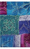 Quilted Pattern Quilt Blue Journal
