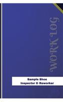 Sample Shoe Inspector & Reworker Work Log: Work Journal, Work Diary, Log - 126 pages, 6 x 9 inches(Orange Logs/Work Log)