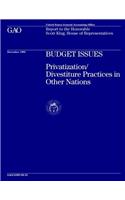 Budget Issues: Privatization/Divestiture Practices in Other Nations