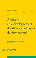 Althusius Et Le Developpement Des Theories Politiques Du Droit Naturel