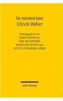 In Memoriam Ulrich Weber