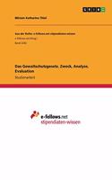 Das Gewaltschutzgesetz. Zweck, Analyse, Evaluation