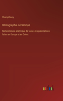 Bibliographie céramique
