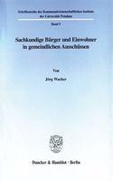 Sachkundige Burger Und Einwohner in Gemeindlichen Ausschussen