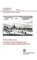 Landliche Rechtsquellen Aus Dem Kurmainzer Rheingau