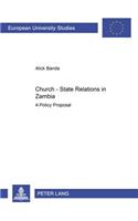 Church-state Relations in Zambia