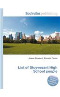 List of Stuyvesant High School People