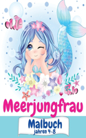 Meerjungfrau-Malbuch Alter 4-8