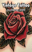 Vintage Tattoo Coloring Book