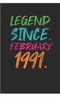 Legend Since February 1991