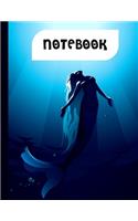 Mermaid composition notebook