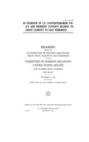 An overview of U.S. counterterrorism policy and President Clinton's decision to grant clemency to FALN terrorists