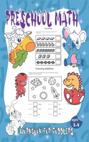 Preschool Math Workbook for Toddlers ages 2-4