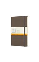 Moleskine Earth Brown Notebook Large Ruled Hard