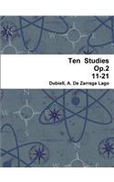 Ten Studies Op.2 11-21