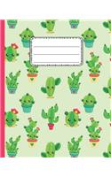 Pretty Cactus Notebook