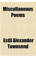 Miscellaneous Poems