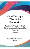 Cours Theorique D'Instruction Elementaire