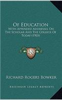 Of Education